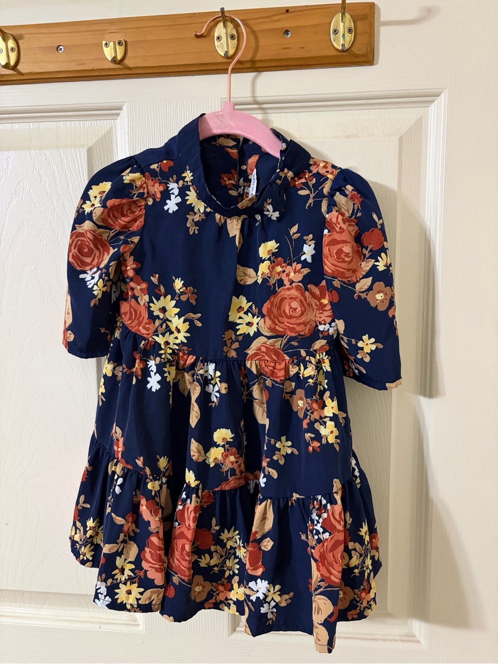 Janie and Jack Cleo Floral Smocked Dress 12-18 Months